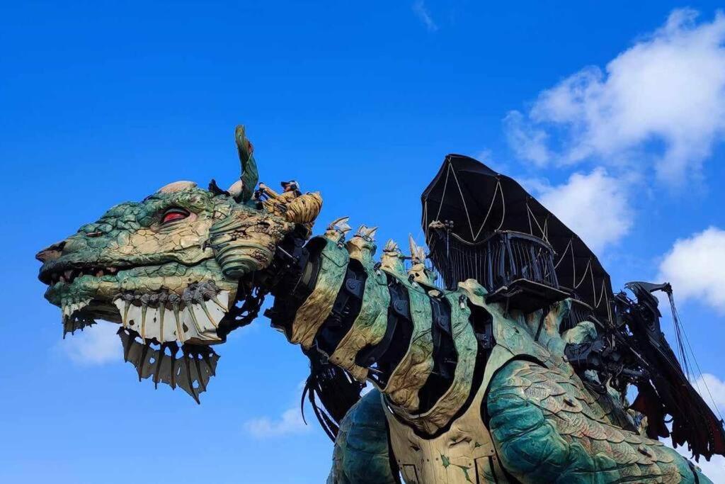 Studio Calais Front De Mer-Le Cocon Du Dragon-Classe 3 Etoiles Exteriér fotografie